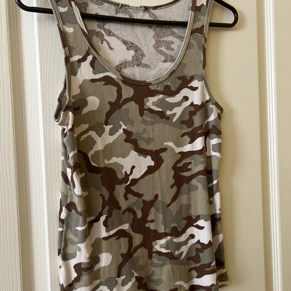 Camouflage tank top
